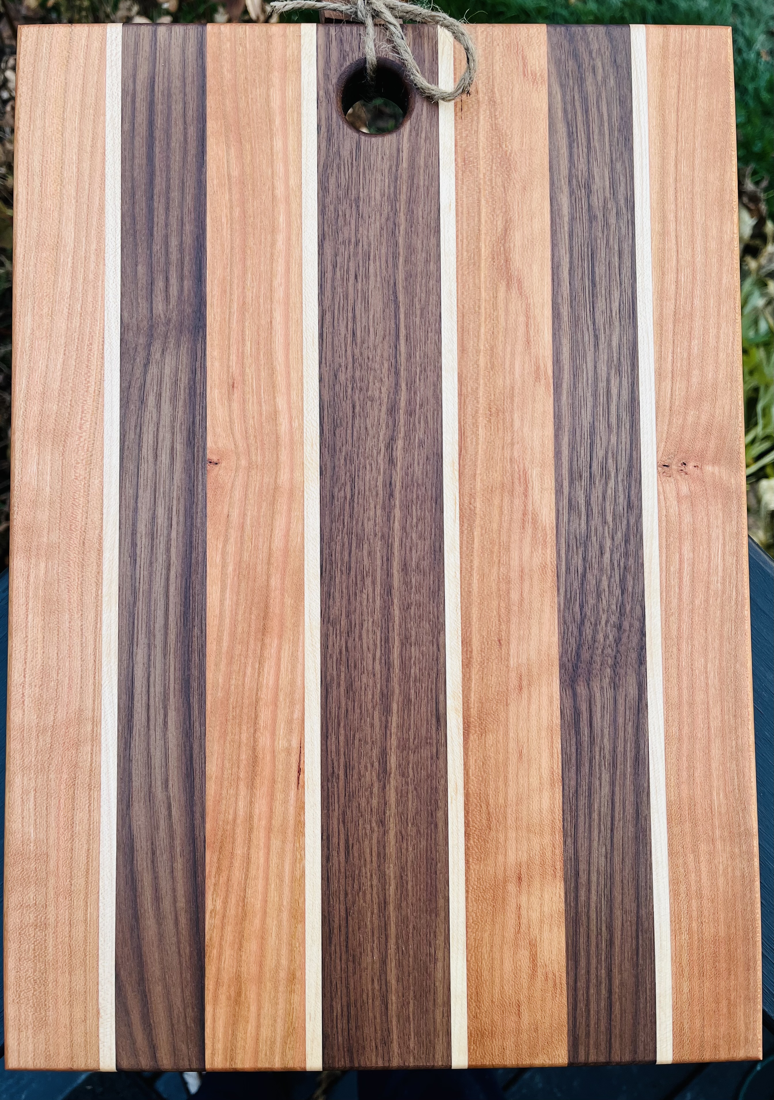 Custom Maple with Walnut Large Cutting Board — SORRENTO FINE WOODWORK